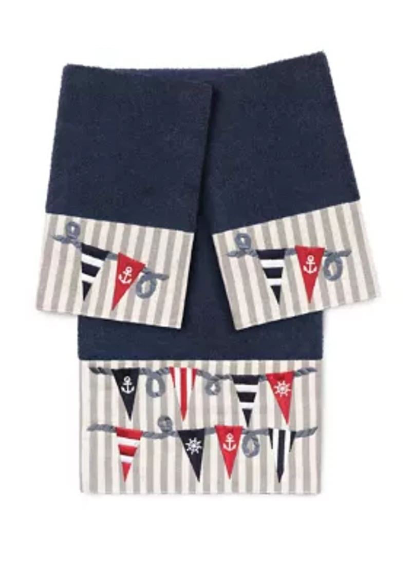 Ethan 3 Piece Embellished Towel Set