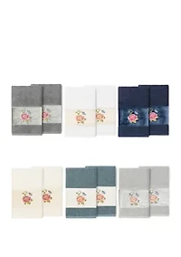 Rebecca 2 Piece Embellished Hand Towel Set