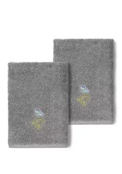Rebecca 2 Piece Embellished Washcloth Set