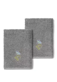 Rebecca 2 Piece Embellished Washcloth Set