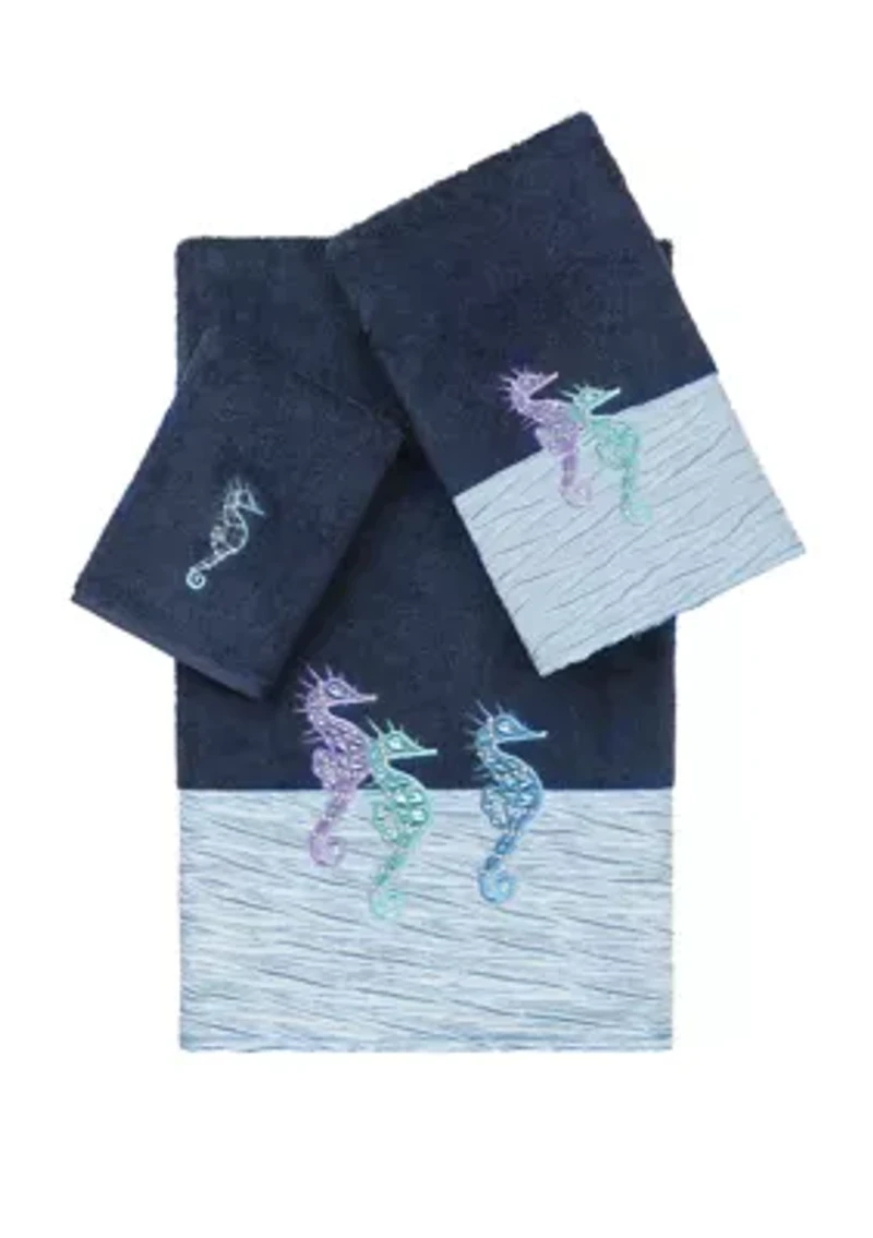 Sofia 3 Piece Embellished Towel Set