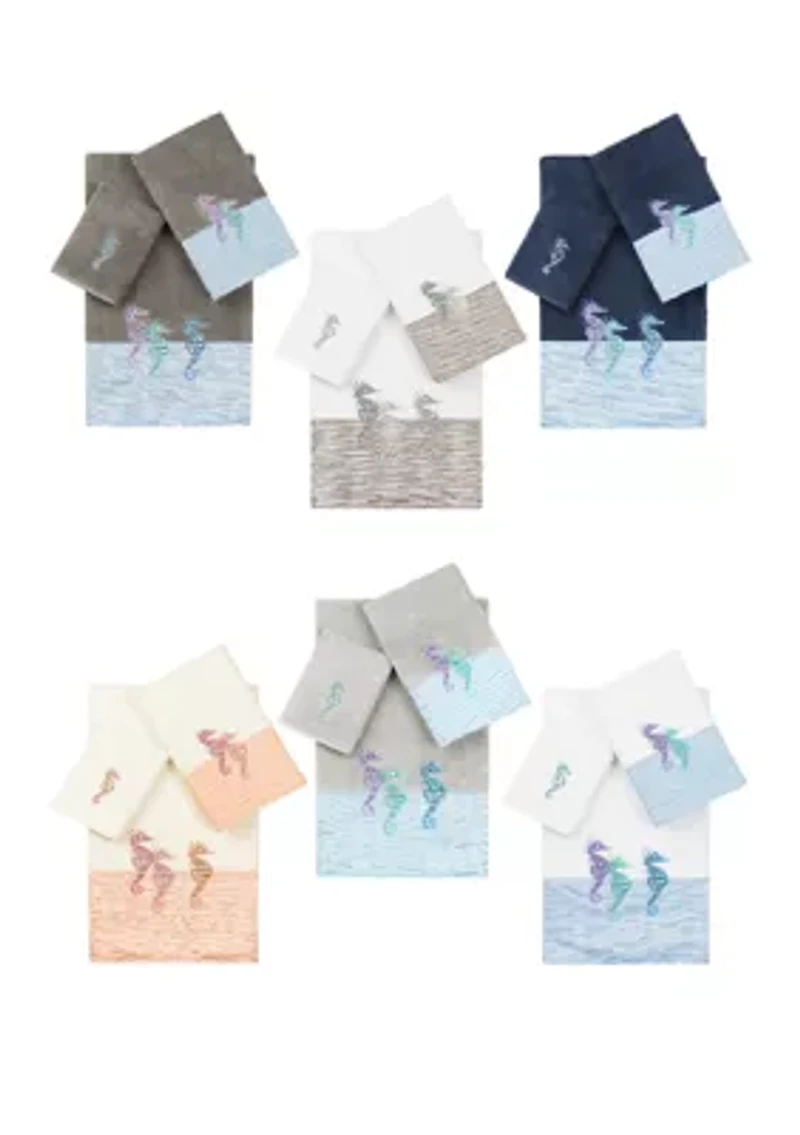 Sofia 3 Piece Embellished Towel Set