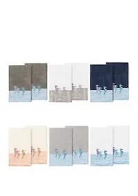 Sofia 2 Piece Embellished Bath Towel Set