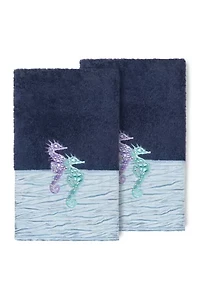 Sofia 2 Piece Embellished Hand Towel Set