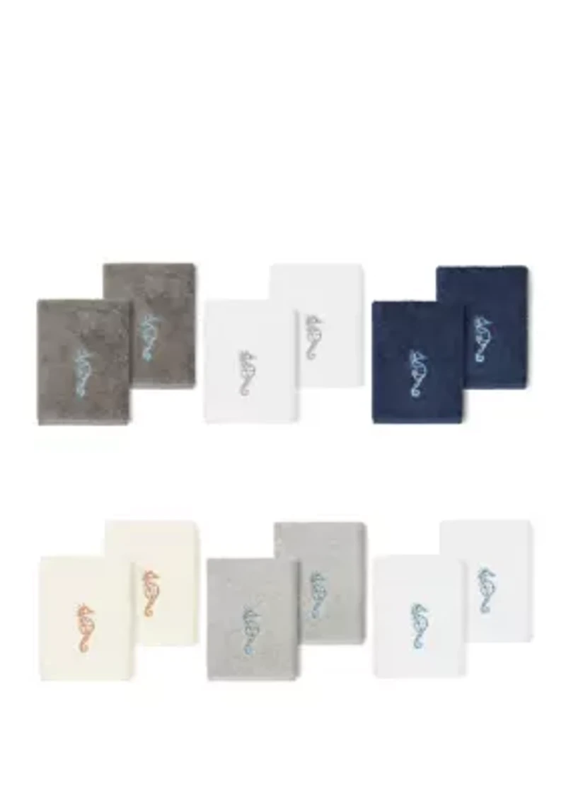 Sofia 2 Piece Embellished Washcloth Set