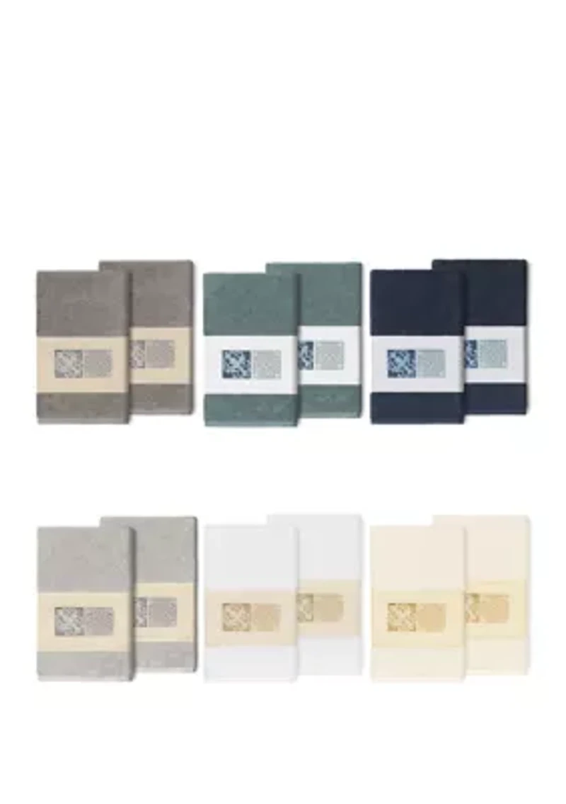 Vivian 2 Piece Embellished Hand Towel Set