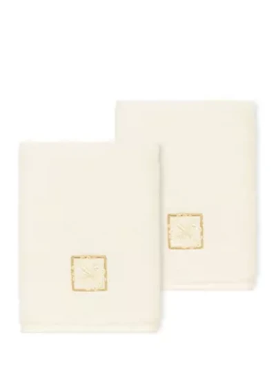 Vivian 2 Piece Embellished Washcloth Set