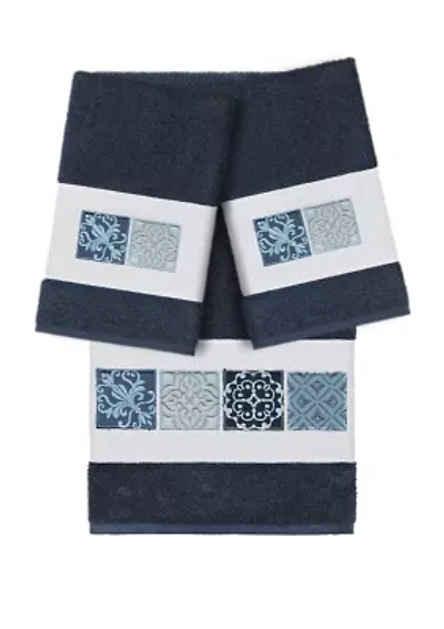 Vivian 3 Piece Embellished Towel Set