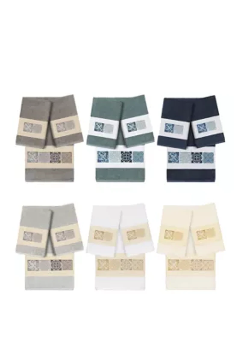 Vivian 3 Piece Embellished Towel Set