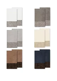 Spots 2 Piece Embellished Bath Towel Set