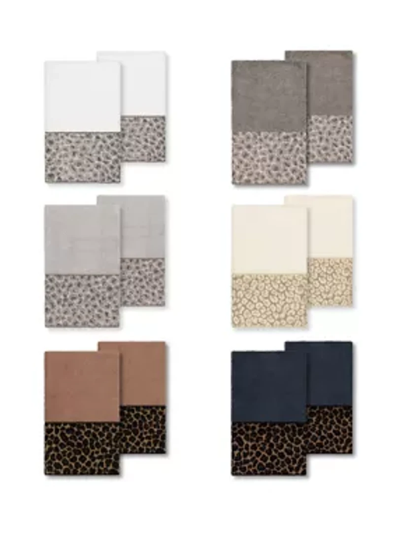 Spots 2 Piece Embellished Hand Towel Set