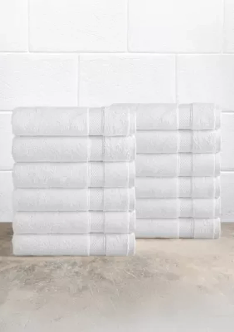 Anovia 12-Piece Hand Towel Set