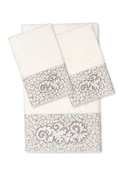 APRIL 3PC Embellished Towel Set