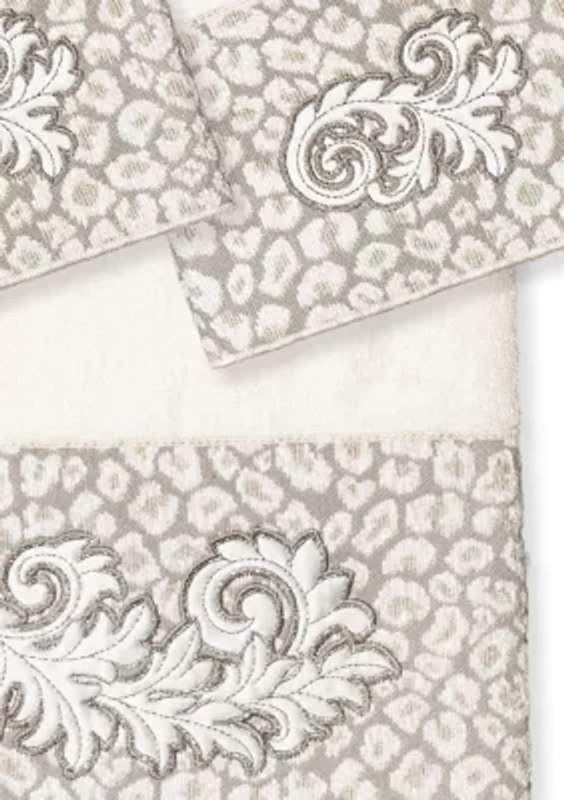 APRIL 3PC Embellished Towel Set