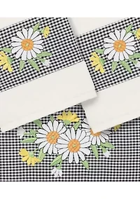 DAISY 3PC Embellished Towel Set