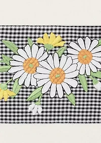 DAISY 3PC Embellished Towel Set