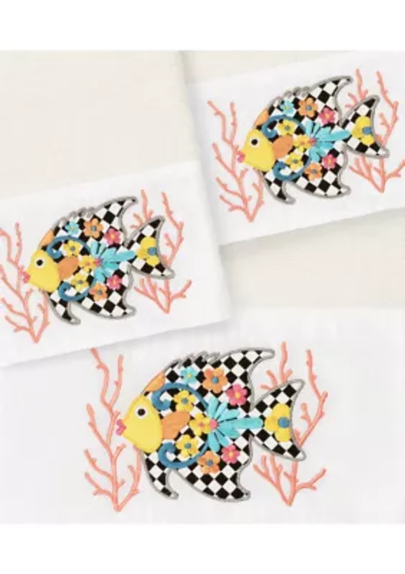 FELIZ 3PC Embellished Towel Set