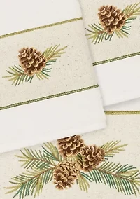 PIERRE 3PC Embellished Towel Set