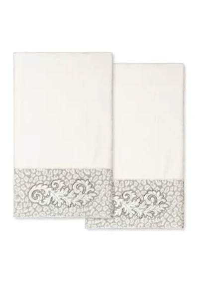 APRIL 2PC Embellished Bath Towel Set
