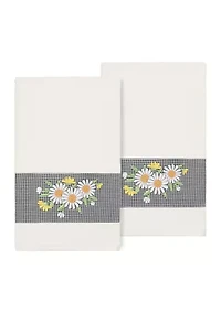 DAISY 2PC Embellished Bath Towel Set