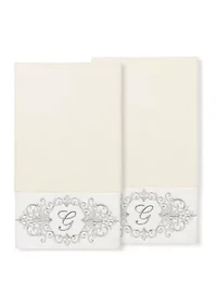 MONICA 2PC Embellished Bath Towel Set