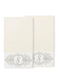 MONICA 2PC Embellished Bath Towel Set