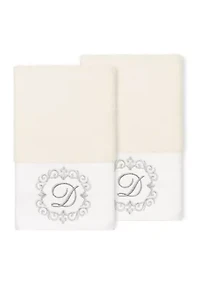 MONICA 2PC Embellished Hand Towel Set