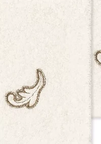 APRIL 2PC Embellished Washcloth Set