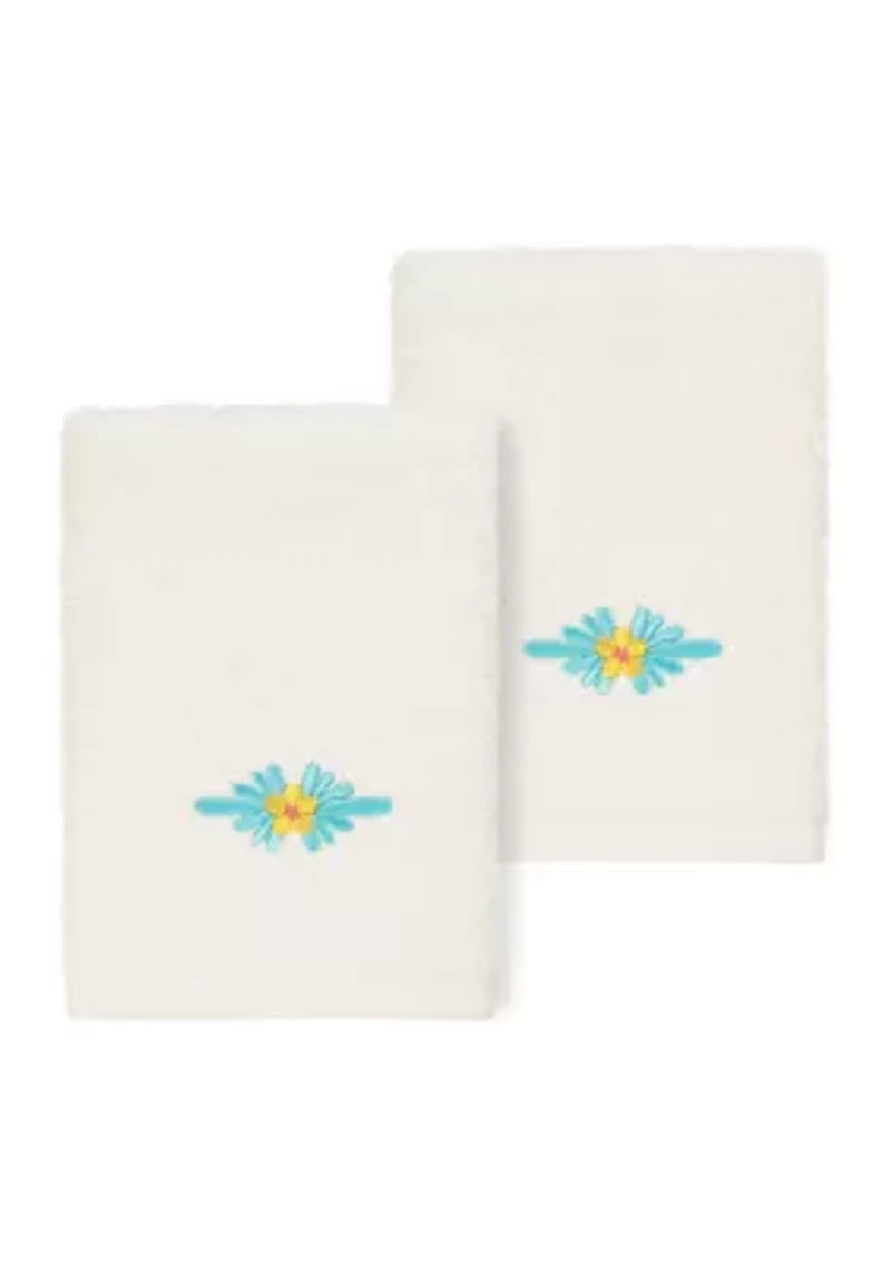 FELIZ 2PC Embellished Washcloth Set