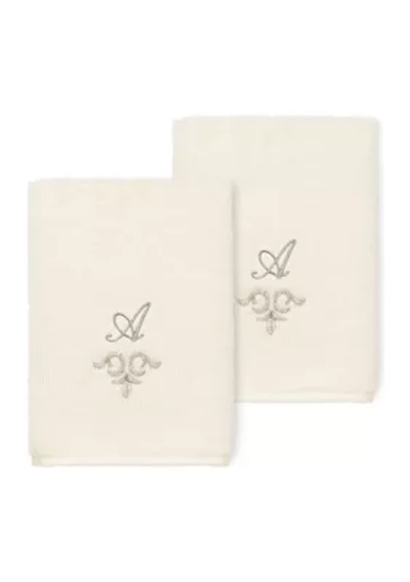 MONICA 2PC Embellished Washcloth Set