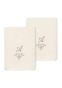 MONICA 2PC Embellished Washcloth Set
