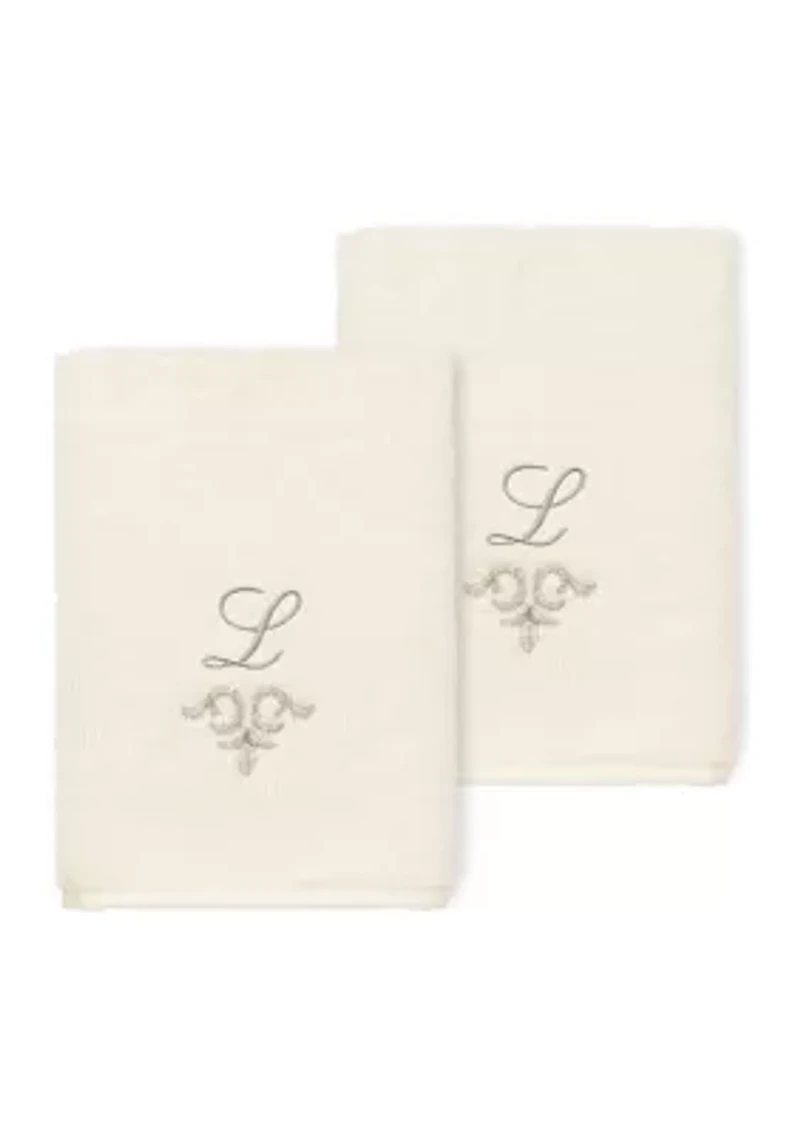 MONICA 2PC Embellished Washcloth Set