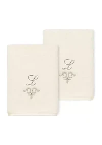 MONICA 2PC Embellished Washcloth Set