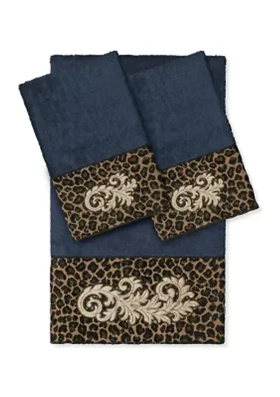 APRIL 3PC Embellished Towel Set