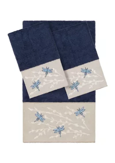 BRAELYN 3PC Embellished Towel Set