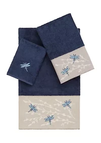BRAELYN 3PC Embellished Towel Set