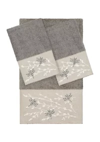 BRAELYN 3PC Embellished Towel Set