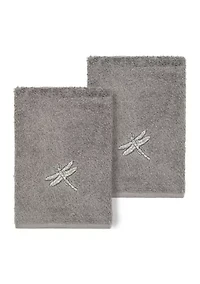 BRAELYN 2PC Embellished Washcloth Set