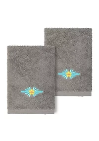 FELIZ 2PC Embellished Washcloth Set