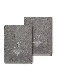 MONICA 2PC Embellished Washcloth Set