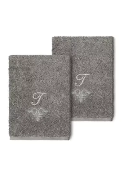 MONICA 2PC Embellished Washcloth Set