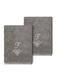 MONICA 2PC Embellished Washcloth Set