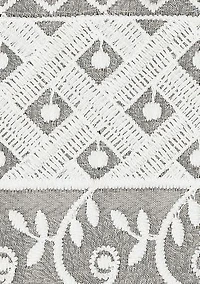 AIDEN 3PC White Lace Embellished Towel Set