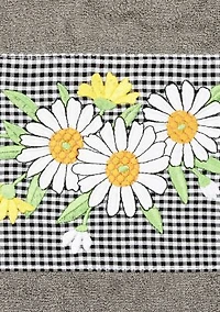 DAISY 3PC Embellished Towel Set