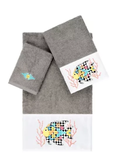 FELIZ 3PC Embellished Towel Set