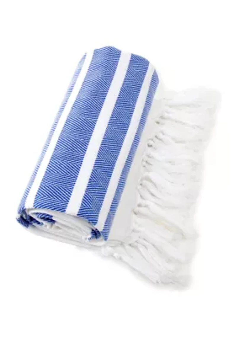 Herringbone Pestemal Beach Towel