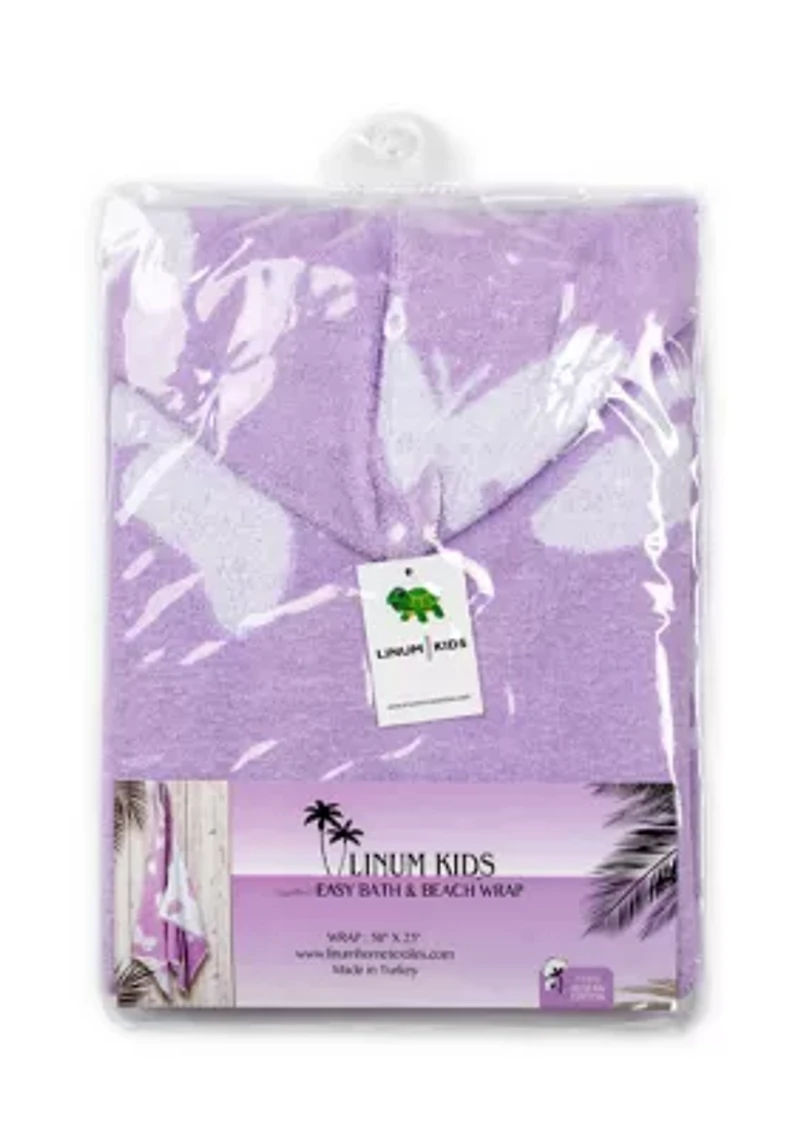 Hooded Easy Bath and Beach Wrap for Girls