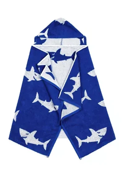 Hooded Easy Bath and Beach Wrap for Boys