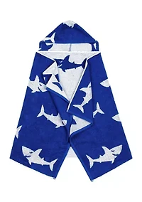 Hooded Easy Bath and Beach Wrap for Boys