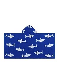 Hooded Easy Bath and Beach Wrap for Boys